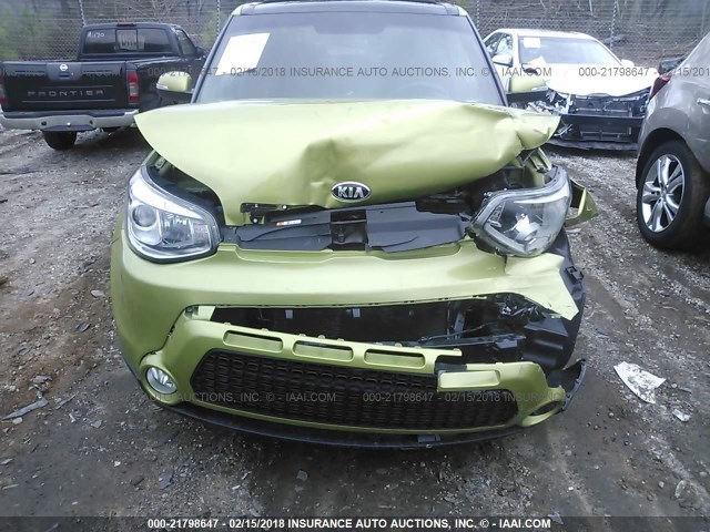 KNDJX3A55E7735549 - 2014 KIA SOUL ! GREEN photo 6