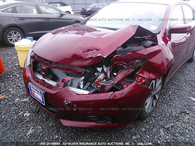 1N4AL3APXHC233702 - 2017 NISSAN ALTIMA 2.5/S/SV/SL/SR RED photo 6