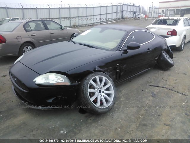 SAJWA43B195B29591 - 2009 JAGUAR XK BLACK photo 2