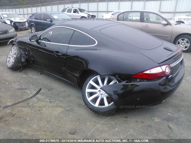 SAJWA43B195B29591 - 2009 JAGUAR XK BLACK photo 3