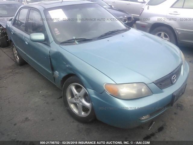 JM1BJ226921556758 - 2002 MAZDA PROTEGE DX/LX/ES GREEN photo 6