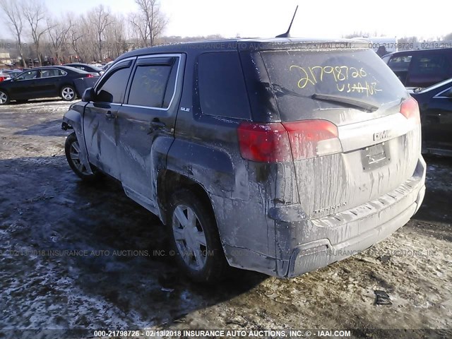 2GKALMEK1D6311452 - 2013 GMC TERRAIN SLE GRAY photo 3