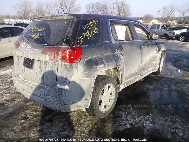 2GKALMEK1D6311452 - 2013 GMC TERRAIN SLE GRAY photo 4