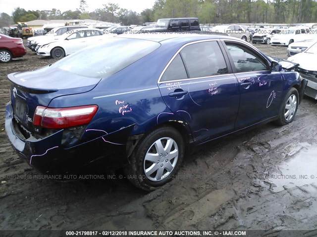 4T1BE46K79U320928 - 2009 TOYOTA CAMRY SE/LE/XLE Dark Blue photo 4