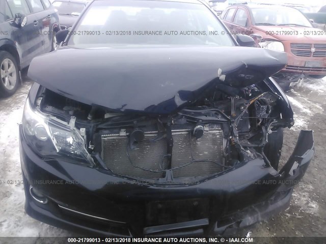 4T1BF1FK8CU122989 - 2012 TOYOTA CAMRY SE/LE/XLE BLACK photo 6