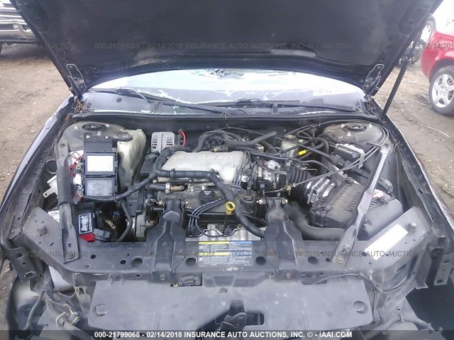 2G1WW12E059296246 - 2005 CHEVROLET MONTE CARLO LS 黑色 照片 10