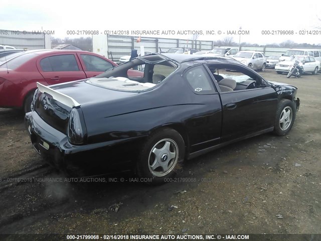 2G1WW12E059296246 - 2005 CHEVROLET MONTE CARLO LS 黑色 照片 4