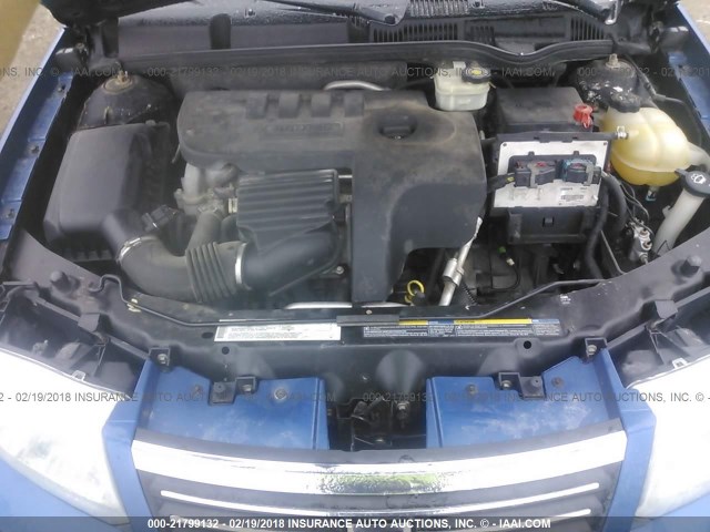1G8AZ52F05Z151989 - 2005 SATURN ION LEVEL 2 Mavi foto 10