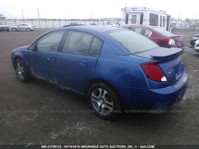 1G8AZ52F05Z151989 - 2005 SATURN ION LEVEL 2 BLUE photo 3