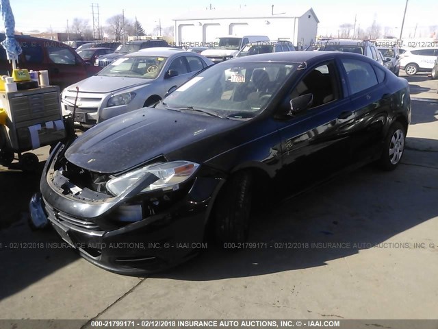 1C3CDFAA3DD241601 - 2013 DODGE DART SE/AERO BLACK photo 2