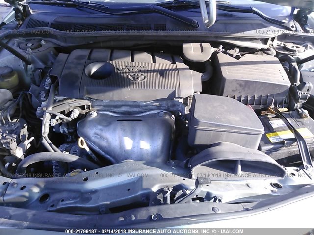 4T1BF3EK2BU621637 - 2011 TOYOTA CAMRY SE/LE/XLE GREEN photo 10