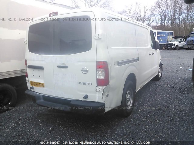 1N6BF0KM8EN100121 - 2014 NISSAN NV 1500 WHITE photo 4