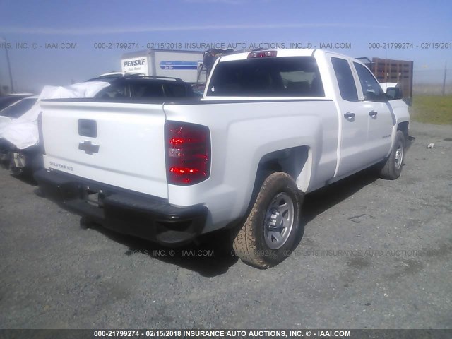 1GCRCNEH1GZ356246 - 2016 CHEVROLET SILVERADO C1500/C1500  LS WHITE photo 4