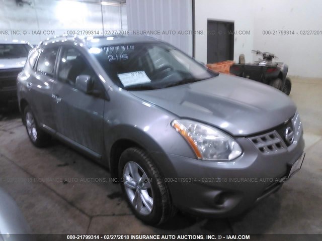 JN8AS5MT9CW604717 - 2012 NISSAN ROGUE S/SV GRAY photo 1