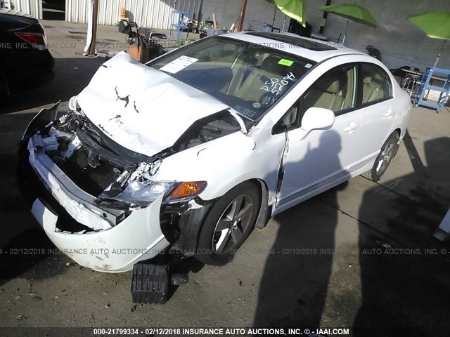 2HGFA16948H502263 - 2008 HONDA CIVIC EXL 白色 照片 2