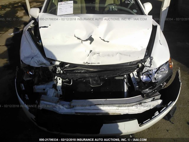 2HGFA16948H502263 - 2008 HONDA CIVIC EXL 白色 照片 6