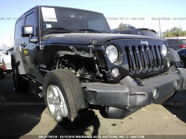 1C4AJWAG4HL530899 - 2017 JEEP WRANGLER SPORT 黑色 照片 1