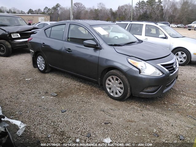 3N1CN7AP4HL876140 - 2017 NISSAN VERSA S/S PLUS/SV/SL GRAY photo 1