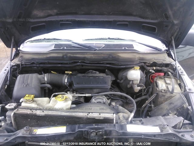 1D7HA18N58S589297 - 2008 DODGE RAM 1500 ST/SLT BLACK photo 10