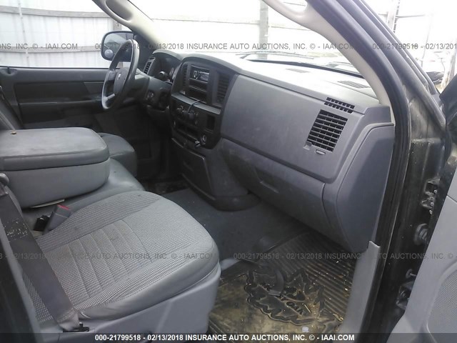 1D7HA18N58S589297 - 2008 DODGE RAM 1500 ST/SLT BLACK photo 5