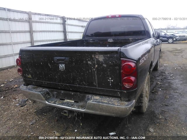 1D7HA18N58S589297 - 2008 DODGE RAM 1500 ST/SLT BLACK photo 6