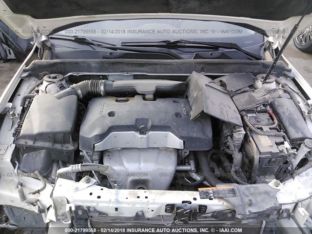 1G11H5SLXEF230787 - 2014 CHEVROLET MALIBU LTZ 白色 照片 10