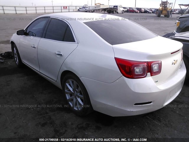 1G11H5SLXEF230787 - 2014 CHEVROLET MALIBU LTZ 白色 照片 3