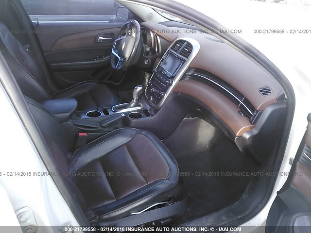 1G11H5SLXEF230787 - 2014 CHEVROLET MALIBU LTZ 白色 照片 5