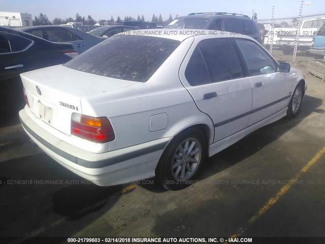 WBACD4328WAV56000 - 1998 BMW 328 I AUTOMATIC WHITE photo 4