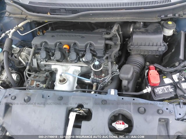 2HGFB2F52DH530556 - 2013 HONDA CIVIC LX ლურჯი ფოტო 10