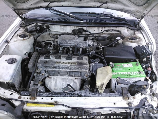 JT2AE09E1P0030647 - 1993 TOYOTA COROLLA LE/DX თეთრი ფოტო 10