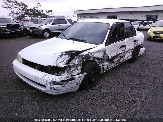 JT2AE09E1P0030647 - 1993 TOYOTA COROLLA LE/DX WHITE photo 2