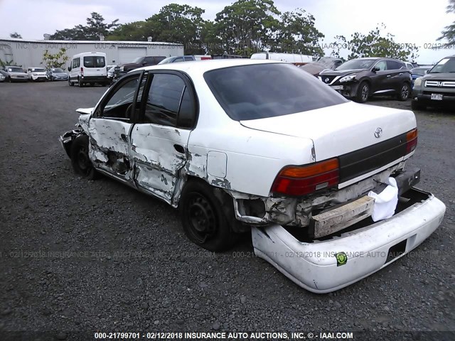 JT2AE09E1P0030647 - 1993 TOYOTA COROLLA LE/DX WHITE photo 3