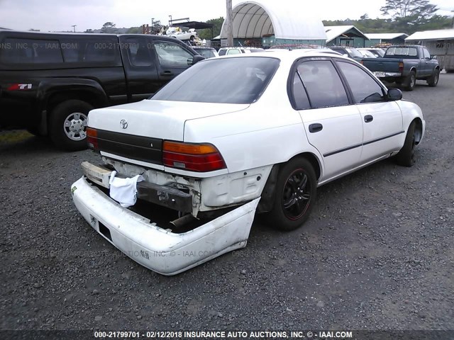 JT2AE09E1P0030647 - 1993 TOYOTA COROLLA LE/DX WHITE photo 4