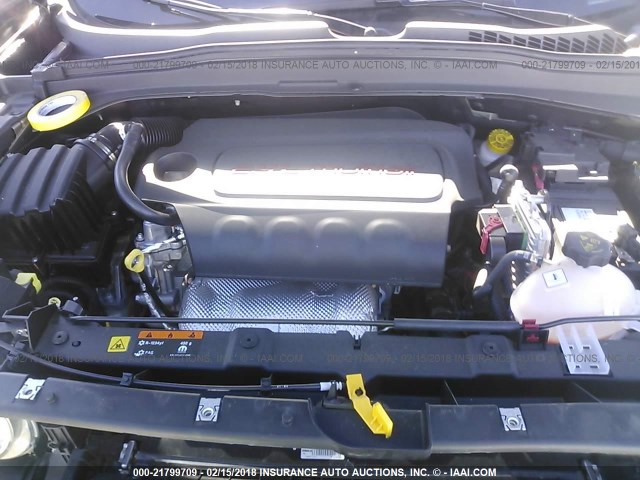 ZACCJBAB2HPF83909 - 2017 JEEP RENEGADE SPORT Սև լուսանկար 10