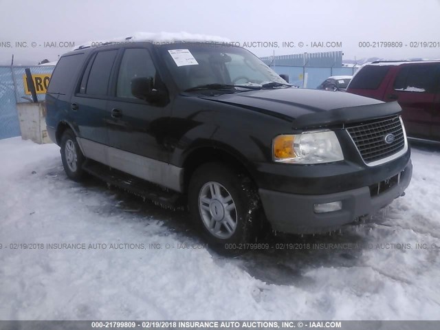 1FMPU16L63LC35558 - 2003 FORD EXPEDITION XLT GREEN photo 1