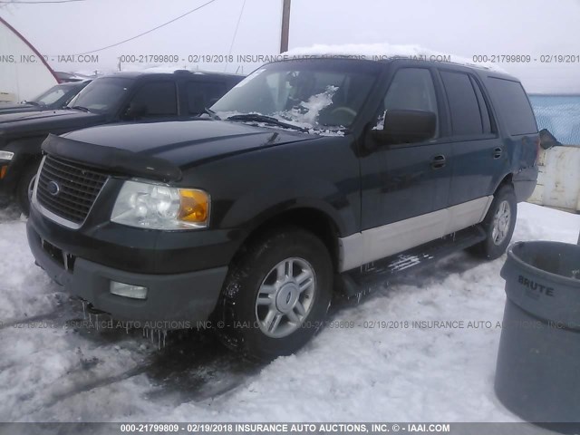 1FMPU16L63LC35558 - 2003 FORD EXPEDITION XLT Yaşıl foto 2
