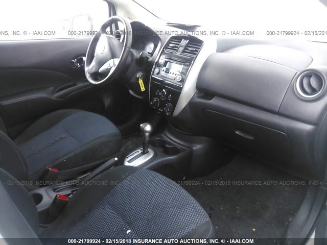 3N1CE2CPXFL391322 - 2015 NISSAN VERSA NOTE S/S PLUS/SV/SL/SR WHITE photo 5