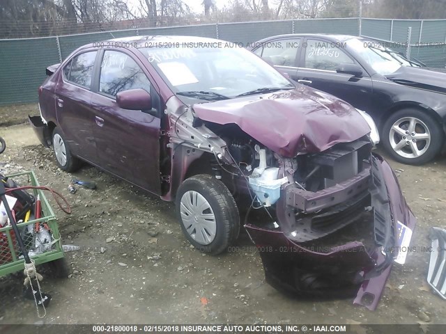 ML32F3FJXHHF08679 - 2017 MITSUBISHI MIRAGE G4 ES Күлгін фото 1