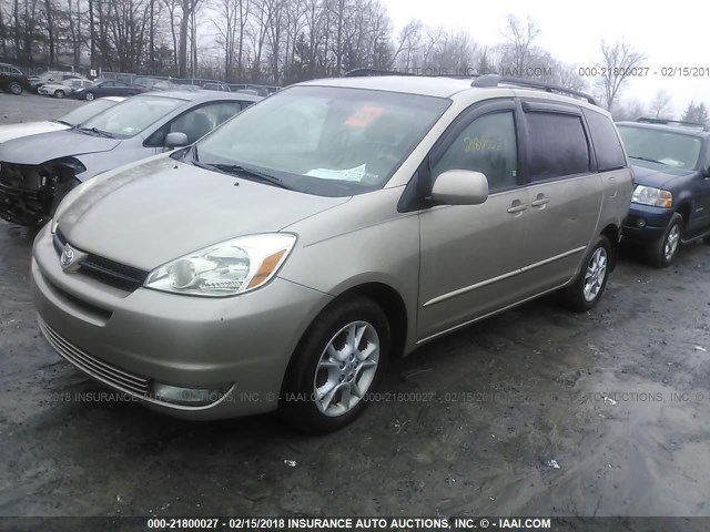 5TDBA22C85S052828 - 2005 TOYOTA SIENNA XLE/XLE LIMITED TAN photo 2