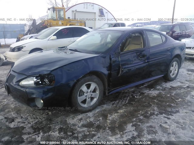 2G2WP552771157279 - 2007 PONTIAC GRAND PRIX BLUE photo 2