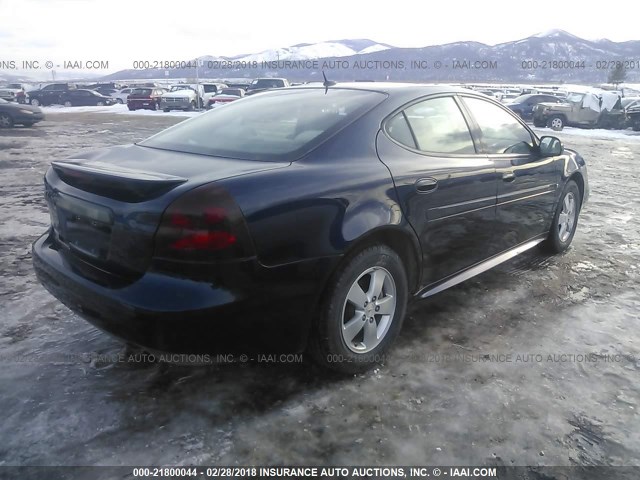 2G2WP552771157279 - 2007 PONTIAC GRAND PRIX BLUE photo 4
