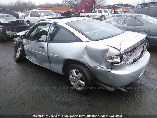 1G1JF12F747221966 - 2004 CHEVROLET CAVALIER LS SILVER photo 3