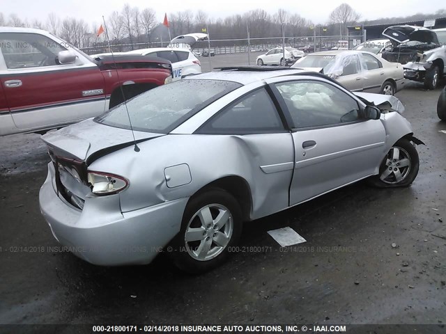 1G1JF12F747221966 - 2004 CHEVROLET CAVALIER LS SILVER photo 4