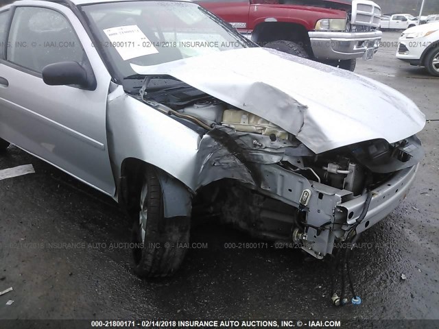 1G1JF12F747221966 - 2004 CHEVROLET CAVALIER LS SILVER photo 6