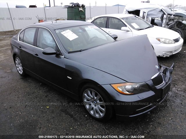 WBAVB73577P101230 - 2007 BMW 335 I GRAY photo 1