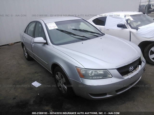 5NPET46C68H398352 - 2008 HYUNDAI SONATA GLS SILVER photo 1