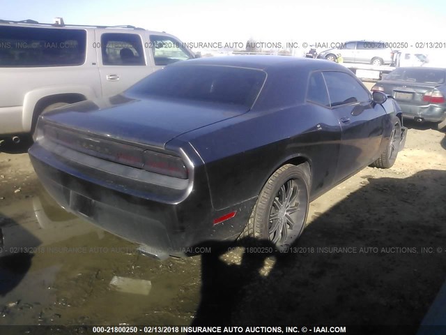 2C3CDYAGXDH704353 - 2013 DODGE CHALLENGER SXT GRAY photo 4