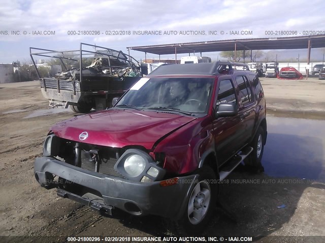 5N1ED28T33C683170 - 2003 NISSAN XTERRA XE/SE RED photo 2