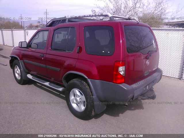 5N1ED28T33C683170 - 2003 NISSAN XTERRA XE/SE RED photo 3